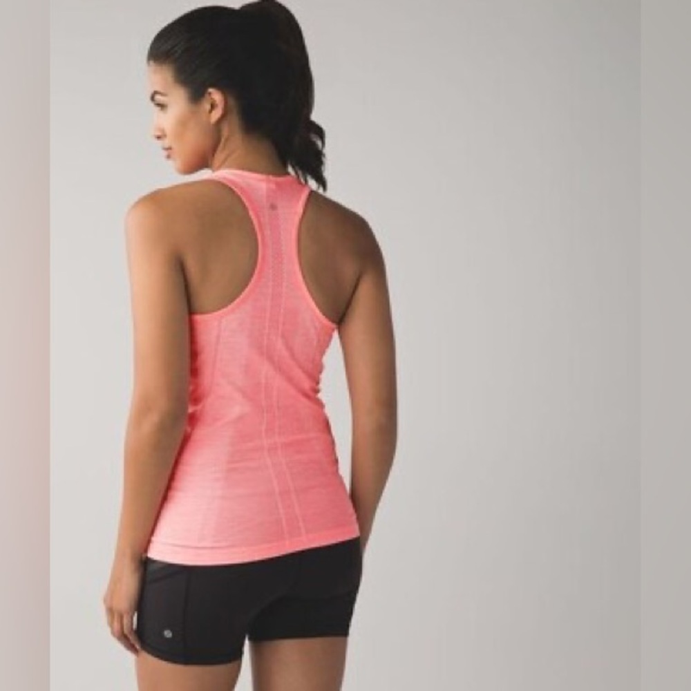lululemon athletica Pink Racerback Tank Top